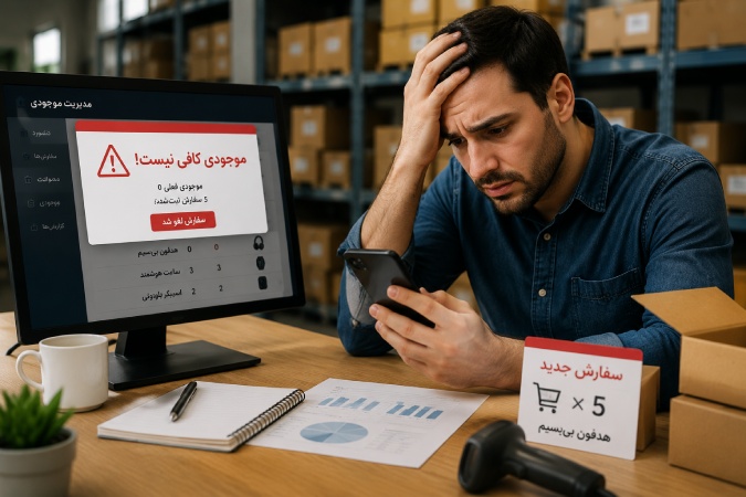 فروش بیش از موجودی